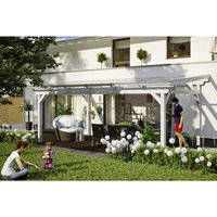 SKANHOLZ Terrassenüberdachung »Sanremo«, Breite: 648 cm, Dach: Polycarbonat (PC), weiß - weiss von SKANHOLZ