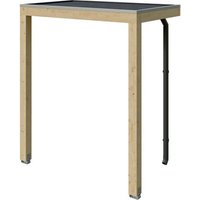 SKANHOLZ Vordach »Fehmarn«, flachdach, leimholz|fichte, natur - beige von SKANHOLZ