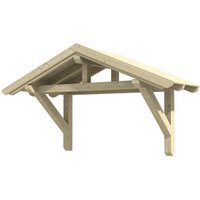 SKANHOLZ Vordach »Stralsund 1«, 289 x 116 cm (BxT), nordische Fichte, natur - beige von SKANHOLZ