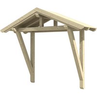 SKANHOLZ Vordach »Stralsund 2«, 289 x 116 cm (BxT), nordische Fichte, natur - beige von SKANHOLZ
