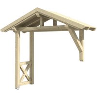 SKANHOLZ Vordach »Stralsund 3«, 289 x 116 cm (BxT), nordische Fichte, natur - beige von SKANHOLZ