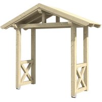 SKANHOLZ Vordach »Stralsund 4«, 289 x 116 cm (BxT), nordische Fichte, natur - beige von SKANHOLZ