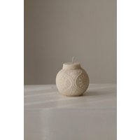 Christbaumkugel Kerze I Weihnachtsbaum Rapswachs von SKARAcandles