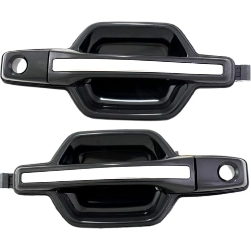 SKASVBKDE Außentürgriff for Mitsubishi Montero 2001-2006 For Pajero 1999 5716A359XA MR970425 Chrom Schwarz Türinnengriffe(Front right 1pc) von SKASVBKDE