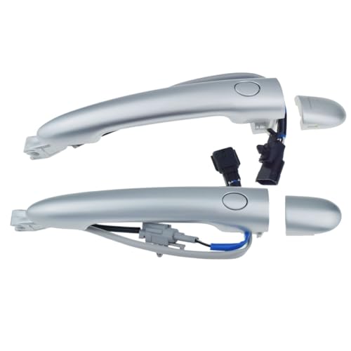SKASVBKDE Glatter silberner Außentürgriff Smart Entry vorne hinten links rechts for Renault Koleos 09–18 Espace IV 80611-JZ00, 80647-JY01A Türinnengriffe(Front Pair) von SKASVBKDE