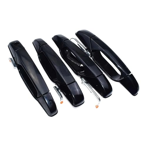 SKASVBKDE Türaußengriff vorne hinten links rechts 2007–2014 for Chevrolet for GMG for Cadillac Escalade Avalanche Tahoe Silverado Sierra Yukon Türinnengriffe(Black 4 Sides) von SKASVBKDE