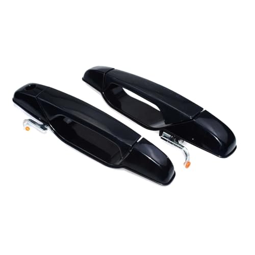 SKASVBKDE Türaußengriff vorne hinten links rechts 2007–2014 for Chevrolet for GMG for Cadillac Escalade Avalanche Tahoe Silverado Sierra Yukon Türinnengriffe(Black Front Pair) von SKASVBKDE