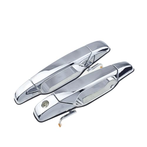SKASVBKDE Türaußengriff vorne hinten links rechts 2007–2014 for Chevrolet for GMG for Cadillac Escalade Avalanche Tahoe Silverado Sierra Yukon Türinnengriffe(Chrome Front Pair) von SKASVBKDE
