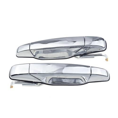 SKASVBKDE Türaußengriff vorne hinten links rechts 2007–2014 for Chevrolet for GMG for Cadillac Escalade Avalanche Tahoe Silverado Sierra Yukon Türinnengriffe(Chrome Rear Pair) von SKASVBKDE