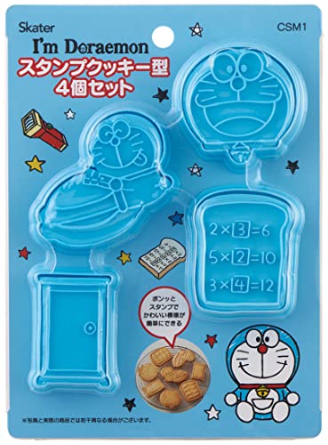 Skater CSM1-A I'm Doraemon Sanrio Ausstecher Ausstechformen Ausstechformen 4er Set von SKATER