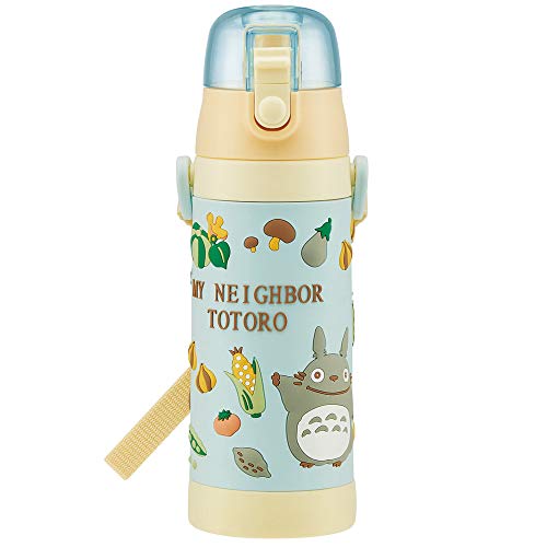 Skater SDPV5-A Trinkflasche Kinder Edelstahl Direkt Trinken 479.1 ml (480ml) Totoro Leichte Art für Mädchen Kälteisolierung 3D Gedruckt Wasserflasche Sportflasche Niedlich Kinder von SKATER