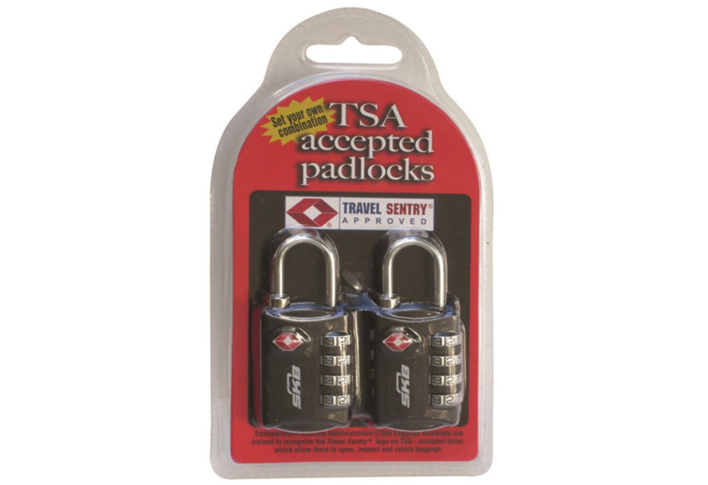 SKB Cases Vorhängeschloss TSA-Kombinations-Vorhängeschloss – 2er-Pack SKB Cases Vorhängeschloss TSA-Kombinations-Vorhängeschloss – 2er-Pack von SKB Cases