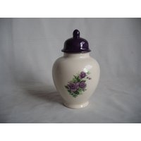 Keramik Urne/Mit Rosen Extra Small #2B von SKCeramics
