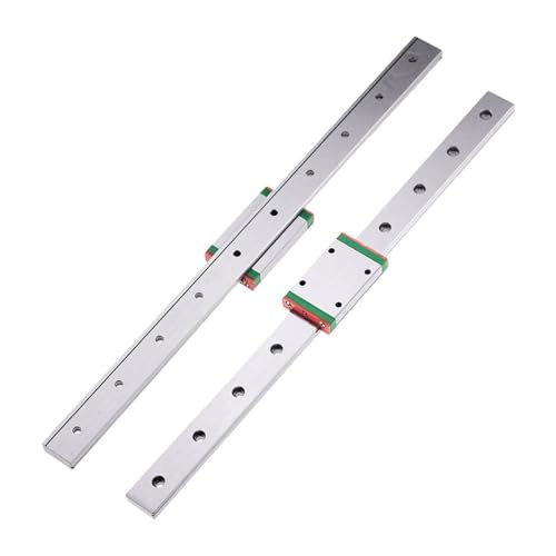 Gleitschiene Linearlager Gleitblock Linearschlitten MGW9 100 mm – 450 mm, 1 Stück MGW9 Linearführung + 1 Stück MGW9H Block(100mm) von SKDJFHF
