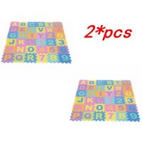 36tlg. Puzzlematte Spielmatte Bodenmatte Spielteppich Kinderteppich Bodenmatte eva Schaumstoff Matte [36 Tiere] von SKECTEN