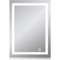 Badezimmerspiegel mit Beleuchtung led Touch -Kaltes Weiß(50x70cm) von SKECTEN