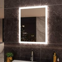 Badspiegel mit Beleuchtung,Badezimmerspiegel mit Beleuchtung,badezimmerspiegel led Touch (Anti-Beschlag 90×70cm) von SKECTEN