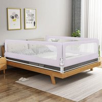 Bettgitter,Rausfallschutz,Bettgitter für Kleinkinder,luftiges Netz,Schlafzimmerzubehör für Jungen und Mädchen,1.5m,Eine Seite,grau Bettgitter,Rausfallschutz,Bettgitter für Kleinkinder,luftiges Netz,Schlafzimmerzubehör für Jungen und Mädchen,1.5m,Eine Seite,grau von SKECTEN