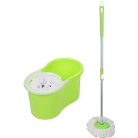 Bodenwischer 360° Verdrehbar Wischmop Schleuder Mikrofaser Set für Haushalt Mop Grün Bodenwischer 360° Verdrehbar Wischmop Schleuder Mikrofaser Set für Haushalt Mop Grün von SKECTEN