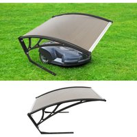 Mähroboter Garage Dach Carport Überdachung für Rasenroboter Wasserdicht - Braun Mähroboter Garage Dach Carport Überdachung für Rasenroboter Wasserdicht - Braun von SKECTEN