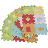 72 tlg. Puzzlematte Spielmatte Bodenmatte Spielteppich Kinderteppich Bodenmatte eva Schaumstoff Matte Tier von SKECTEN