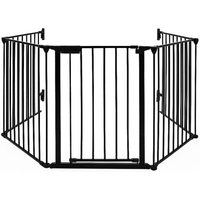 Skecten - Kaminschutzgitter Absperrgitter Metall - 5 Stück Türschutzgitter Sicherheitszaun Kinder faltbar Kinder Sicherheitsbarriere von SKECTEN