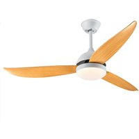 Weiß + Holzfarbe Haushaltsventilator-Lampe im nordischen, modernen, minimalistischen Stil Φ132×H43cm von SKECTEN