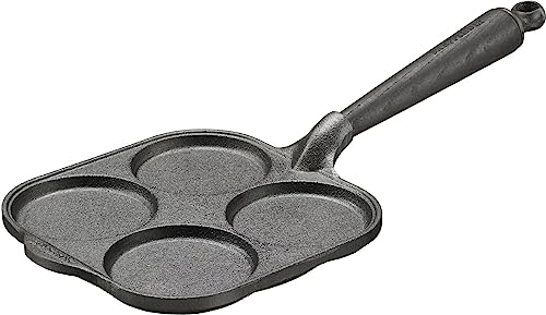 SKEPPSHULT Eierpfanne mit Eschenholzgriff, Schwarz, 2 Liter, Antihaft, Edelstahl, Gas, Eier braten, sautieren von SKEPPSHULT