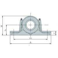 SKF FY 25 TR Flanschlagereinheit, quadratisch von SKF