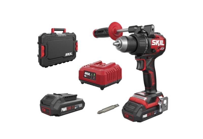 SKIL Akku-Bohrschrauber Skil 20V 3080 HC Akku-Bohrschrauber (2x2,0 Ah Koffer), 20 V, (Skil 20V 3080 HC Akku-Bohrschrauber (2x2,0 Ah Koffer) von SKIL