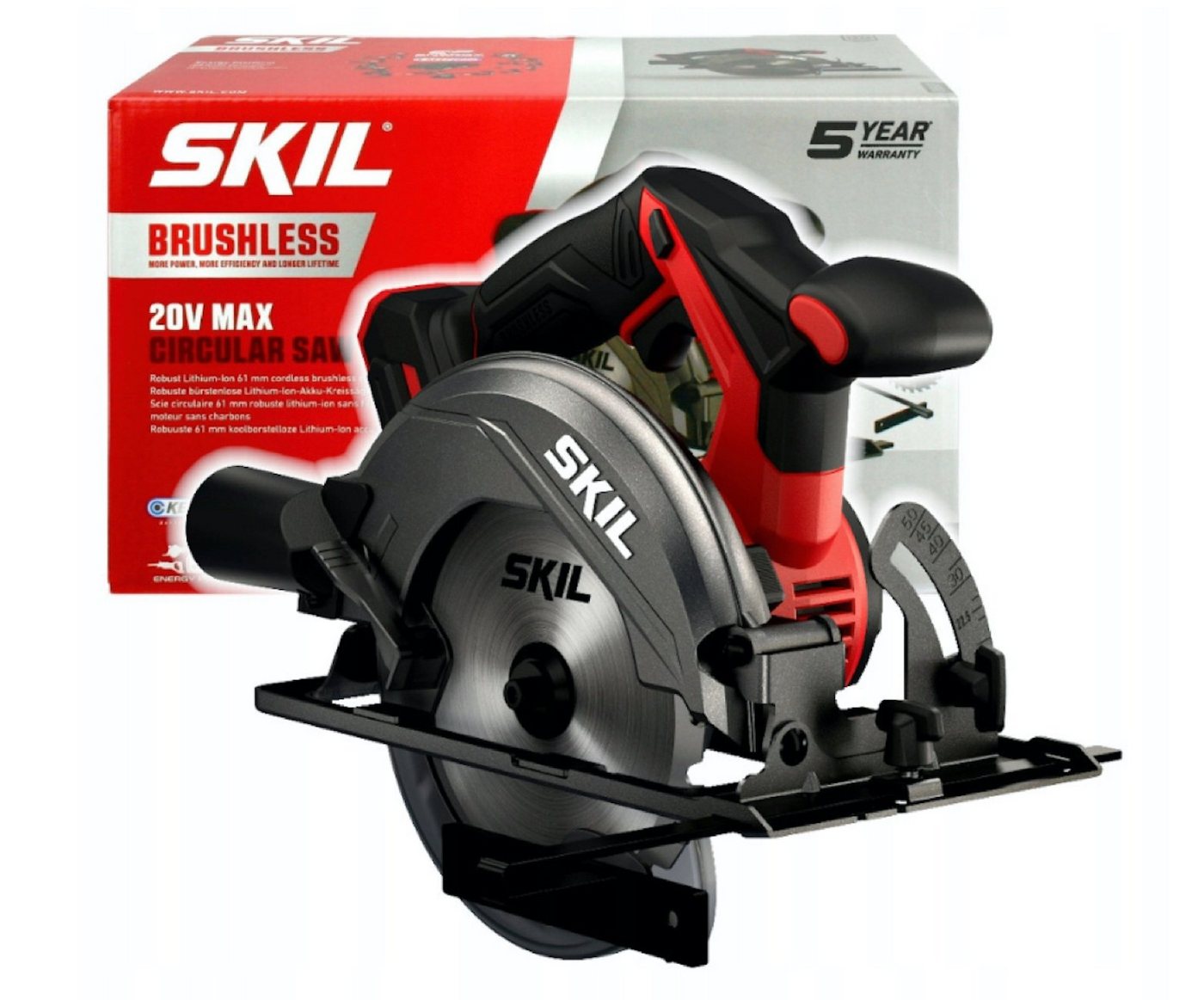 SKIL Akku-Handkreissäge Skil 5830 AA Kreissäge 190mm 1400W (Karton), Skil 5830 AA Kreissäge 190mm 1400W (Karton) von SKIL