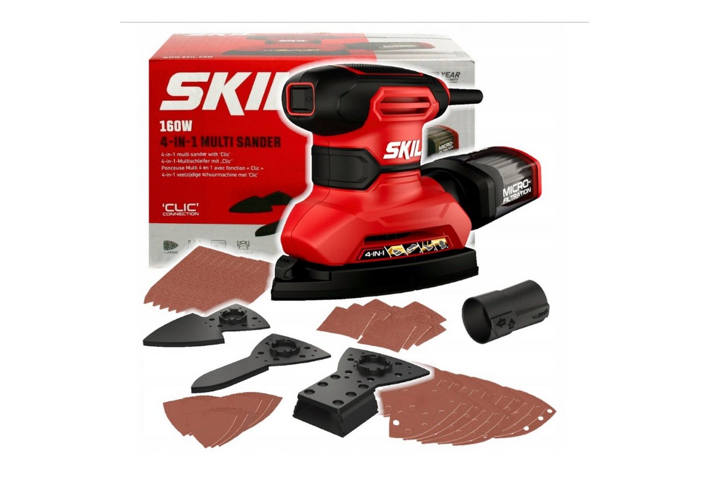 SKIL Akku-Multischleifer SKIL 7261 AB Multischleifer 160W von SKIL