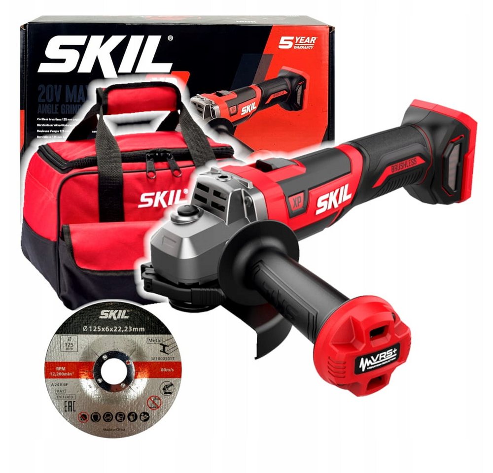 SKIL Akku-Winkelschleifer 20V 3930 FA 125mm Akku-Winkelschleifer (ohne Akku), (Skil 20V 3930 FA 125mm) von SKIL