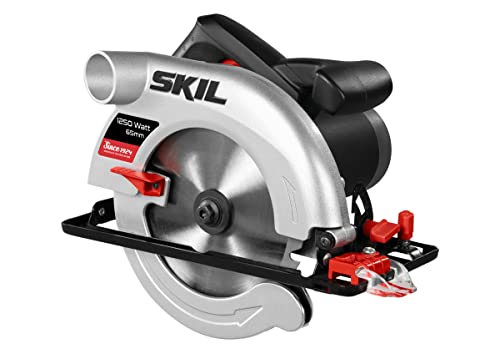 SKIL Kreissäge 5665 AA (Schnitttiefe 65 mm, Motor 1250 W, Säge mit Schnittlinien-Visier, Spindelarretierung, integrierte Schlüsselaufbewahrung) von SKIL