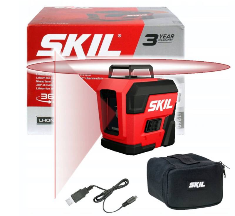 SKIL Kreuzlinienlaser SKIL Kreuzlinienlaser 1960 DA 20m rot 360° MT1E1960DA, (SKIL Kreuzlinienlaser 1960 DA 20m rot 360° MT1E1960DA) von SKIL