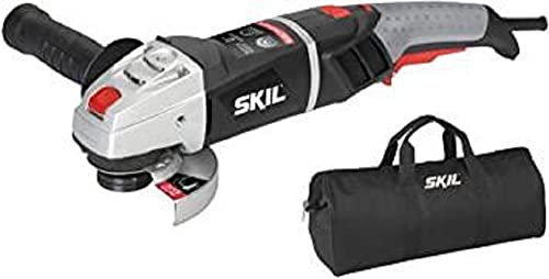 Skil Masters Winkelschleifer 9412 MA (1.300 W, 125mm, Leerlaufdrehzahl: 3000-12000 min-1), Rot von SKIL