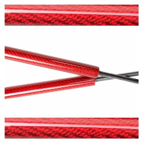 Gasdruckdämpfer Für X3 G01 2017-2024 Vorderen Haube Gas Streben Quellen Shock Absorber Kolben Prop Stange Verin Säulen Haube Dämpfer Gasfeder Dämpfer(Red Carbon Fiber) von SKINII