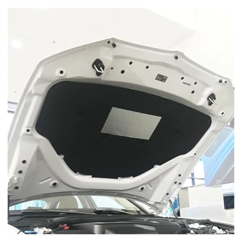Insulation Pad Auto Haube Sound Isolierung Baumwolle Für G20 G28 2019 2020 2021 3 serie Front Abdeckung Wärme Matte Hitzeschild-Pad(Schwarz) von SKINII