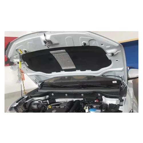 Insulation Pad Für VW Für JETTA VS5 2019 Front Hood Motor Schallschutz Pad Schallschutz Baumwolle Abdeckung Thermische Wärme Matte Hitzeschild-Pad(Schwarz) von SKINII