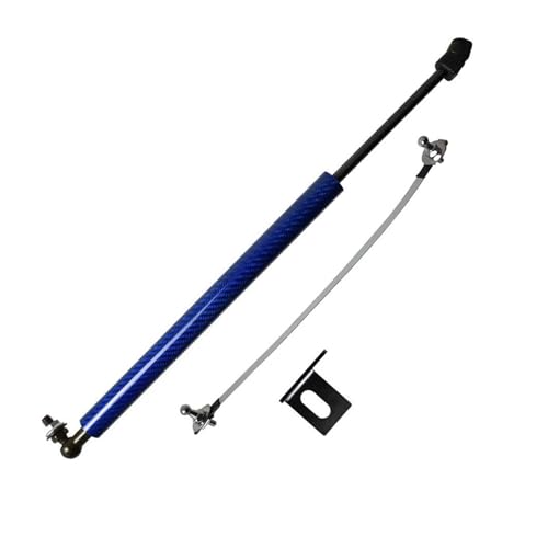 SKINII Gasdruckdämpfer Für Fluence 2009-2018 Fronthaube Motorhaube Gasdruckfeder Lift Unterstützung Stoßdämpfer Feder Ändern Stützstange Arm Bar Gasfeder Dämpfer(Blue Carbon Fiber) von SKINII