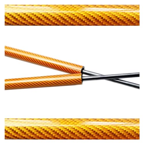 SKINII Gasdruckdämpfer Für Lexus ES350 Limousine 2007-2014 Motorhaube Gas Streben Frühling Schocks Dämpfer Haube Lift Unterstützt Gasfeder Dämpfer(Orange carbonfber) von SKINII