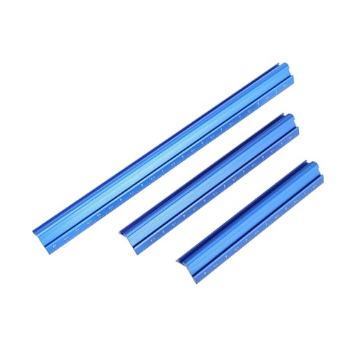 3PCS Woodworking s Ruler, Aluminium Alloy Precision Measuring, V Shaped Corner Tool, Rulers for 3PCS Woodworking s Ruler, Aluminium Alloy Precision Measuring, V Shaped Corner Tool, Rulers for von SKINPA