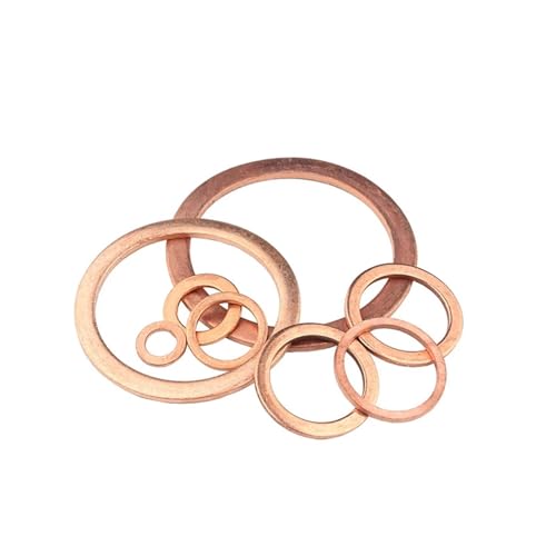 M3 M4 M5 M6 M8 M10 M12 M14 M16 M18 M20 M22 M24 M27 M30 Boot Crush Sealing Washer Flache Dichtung Ring Dichtung for Wasserhahn Rohr Wasser Schlauch(M10x16x1.5 (10pcs)) von SKINPA