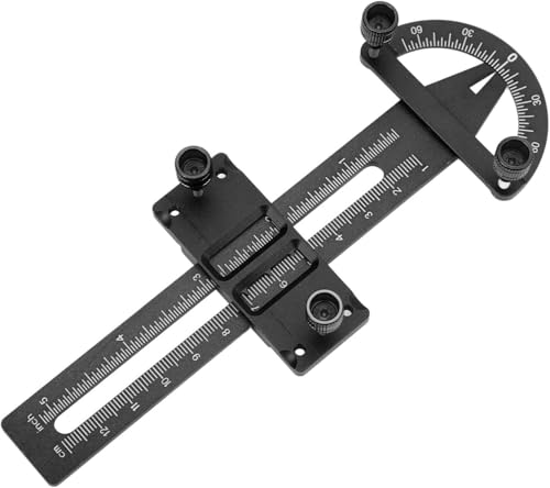 RC-Absorber-Messwerkzeug, 6,69 x 2,36 Zoll Verschleißfester Messrad-Einstellstoßdämpfer aus Aluminiumlegierung for RC-Car(Negro) von SKINPA