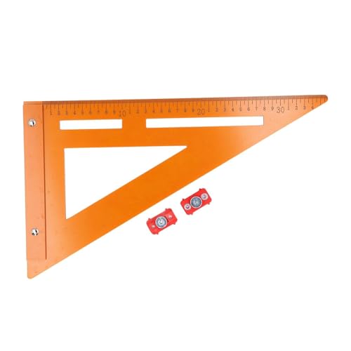 Sparrenwinkel, 2-in-1-Dreieckswinkel mit hoher Genauigkeit, Sparrenwerkzeug, 220 x 380 mm, mechanischer Winkel, Holzbearbeitungswinkel Sparrenwinkel, 2-in-1-Dreieckswinkel mit hoher Genauigkeit, Sparrenwerkzeug, 220 x 380 mm, mechanischer Winkel, Holzbearbeitungswinkel von SKINPA