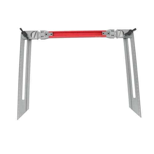 Stair Tread Template Tool, Aluminum Alloy Gauge, Measuring Scribe for Accurately Angle Length Depth Stair Tread Template Tool, Aluminum Alloy Gauge, Measuring Scribe for Accurately Angle Length Depth von SKINPA