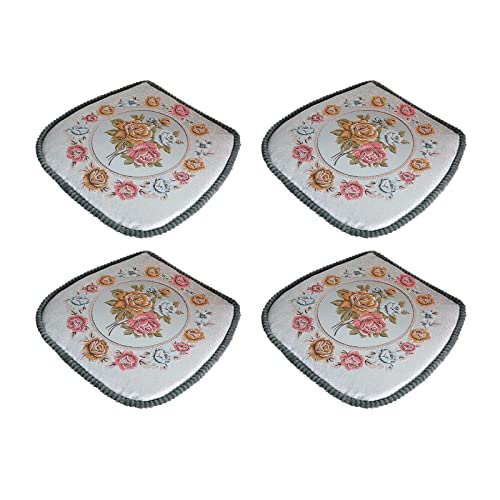 Stuhlkissen for Zuhause und Küche, Sitzkissen, Dickes Esszimmerstuhlkissen mit Rutschfester Krawatte for Zuhause, Büro und Auto(Gray 3,48cm/19in(2 Pack)) von SKINPA