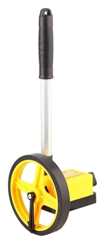 Tragbares Messrad, 0 bis 9999,9 m Entfernungsmessrolle mit Teleskopgriff for Messungen von Straßen, Gehwegen oder Grundstücken Tragbares Messrad, 0 bis 9999,9 m Entfernungsmessrolle mit Teleskopgriff for Messungen von Straßen, Gehwegen oder Grundstücken von SKINPA