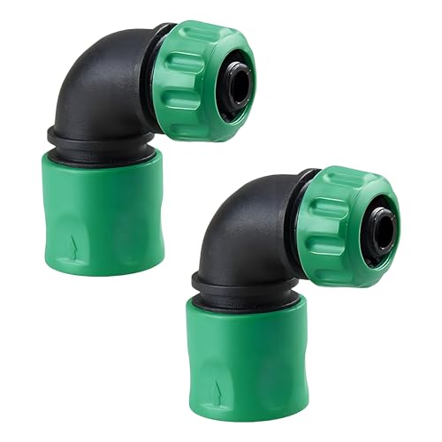 2 Stück Set Gartenschlauch Schnellkupplung Winkeladapter Gartenschlauch verbinder 1/2 Zoll,Gartenschlauch Schnellkupplung Für Verschiedene Anwendungen, Verbessern Sie Ihr Bewässerungssystem von SKIPTHYBER