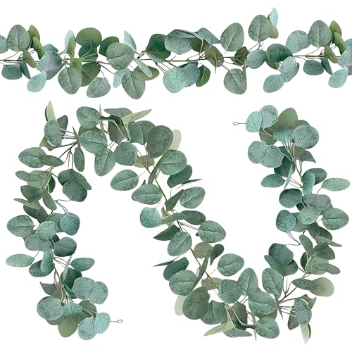 Pack of 2 Artificial Garlands Eucalyptus Eucalyptus Vines Hanging Garland 2 m Eucalyptus Green Garland Pack of 2 Artificial Garlands Eucalyptus Eucalyptus Vines Hanging Garland 2 m Eucalyptus Green Garland von SKIPTHYBER